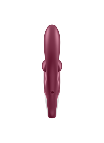 Vibromasseur rabbit point G rouge double stimulation clitoridienne Touch Me Satisfyer - CC597811SA